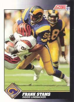Frank Stams Los Angeles Rams 1991 Score NFL #540